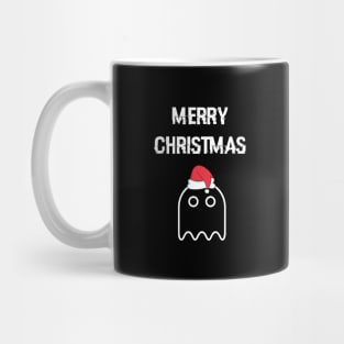 Pacman Ghost Merry Christmsa Mug